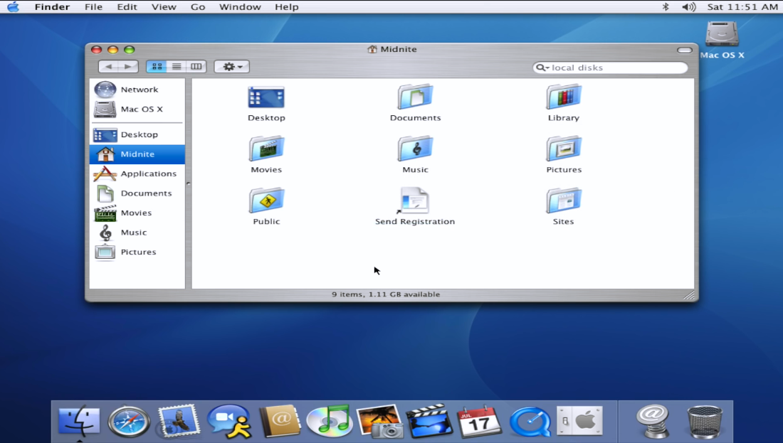 Mac OS X 10.3（Panther）